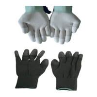 Găng tay sợi poly phủ PU ngón tay NPS-18735